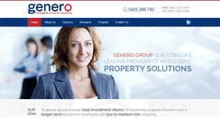 Desktop Screenshot of generogroup.com.au